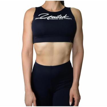Imagem de Top Cropped Fitness United Assinatura - Azul - P-Feminino