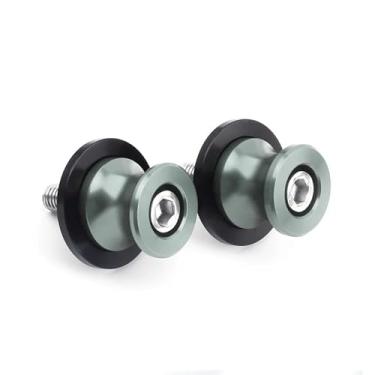 Imagem de Compatível com Trident 660 Tiger 900 800 1200 Street Triple R 765RS Moto Swingarm Spools Slider Stand Screw Accessories (Titânio)