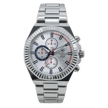Imagem de Relógio Cronógrafo Masculino de Aço Tuguir Analógico Infinity GCS-1272 Prata