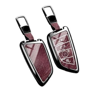 Imagem de Capa de chave de carro de couro de liga de zinco compatível com BMW F20 G20 G30 X1 X3 X4 X5 G05 X6 X7 G11 F15 F16 G01 G02 F48 Acessórios para automóveis((A4) speaker 4)