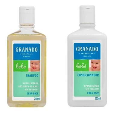Imagem de KIT Shampoo + Condicionador Bebê Erva Doce Granado 250ml 