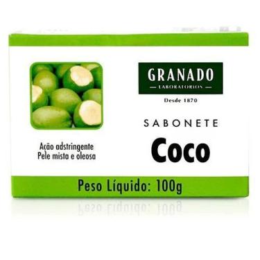 Imagem de Sabonete em Barra Coco Granado 100g, 1, 100 ml, Coco
