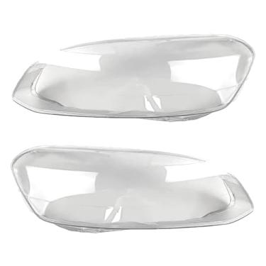 Imagem de Compatível com volvo xc60 2014 2015 2016 2017 frente do carro protetor de lente vidro capa sombra escudo luz transparente habitação lâmpada YTUFGUG(A piar)
