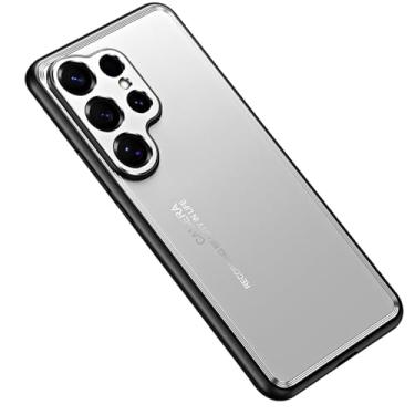 Imagem de POYUFRG Capa fina para Samsung Galaxy S26 Ultra/S26 Plus/S26, leve, luxuosa, fosca, antiarranhões, capa de proteção de lente com tudo incluído, prata, S26 Ultra