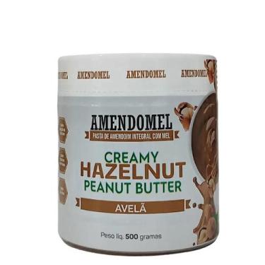 Imagem de Pasta de Amendoim com Mel e Chocolate Branco AmendoMel, 500G