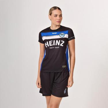 Imagem de Camiseta Kempa Pinheiros Torcedor 3 Handebol Feminino - Preto-Masculino