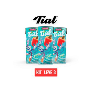 Imagem de Suco Néctar Tial Kids Caju 200Ml - Kit 3 Unid