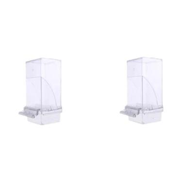 Imagem de Alimentador Automático Para Papagaios, Bebedouro, Recipiente De Acríli