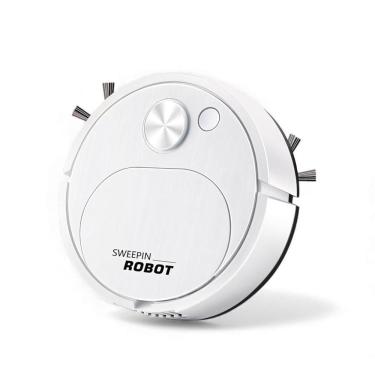 Imagem de Robô Aspirador de Pó Draik Automático USB Recarregável com MOP Branco Bivolt