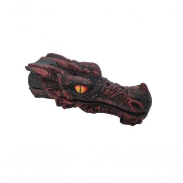 Imagem de Incensário Cabeça Dragão Sala Quarto Resina 9x24 - SHOPPINGNET