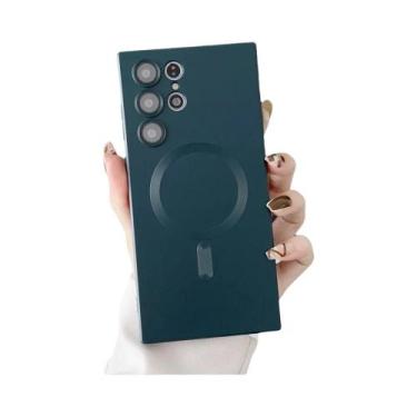 Imagem de Capa Magnética Fosca Para Samsung S25 S24 S23 S22 Ultra S21 S20 plus N