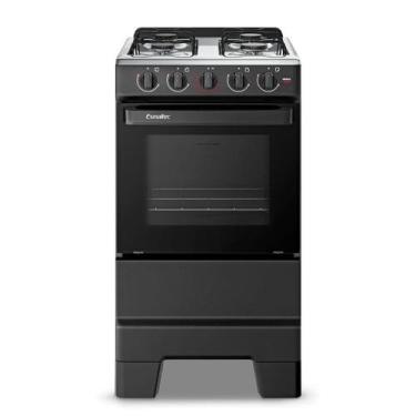 Imagem de Fogão 4 Bocas Esmaltec Mesa Inox, Forno 50 Litros, Acendimento Manual 