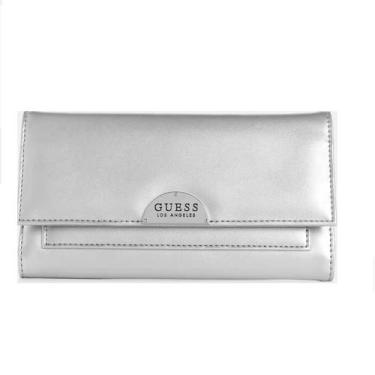 Imagem de Carteira Guess Feminino Vinna com logo em metal , Único