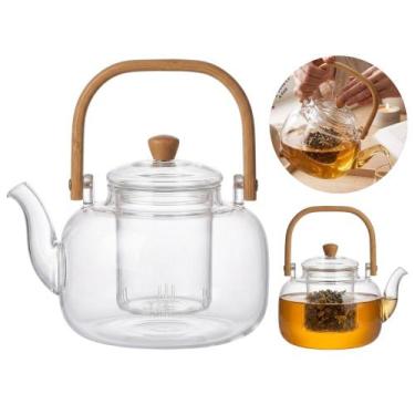 Imagem de Chaleira Infusora 1L c/ Infusor de Chá Cabo Bambu - Join