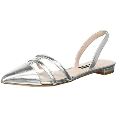 Imagem de NINE WEST Mule sintética disponível para mulheres, Prata, 7