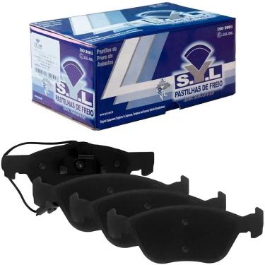 Imagem de Kit Pastilha Freio Brava Marea 1.6 1.8 Dianteira Girling Syl