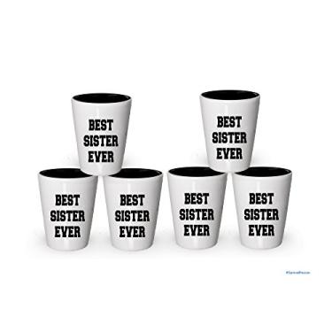 Imagem de Copo de shot Best Sister Ever – Presentes para irmã (6)