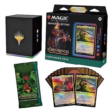 Imagem de Magic: The Gathering The Gathering The Lord of the Rings: Tales of Middle-earth Commander Deck - The Hosts of Mordor (baralho de 100 cartas, pacote de amostra de 2 cartas para colecionador +