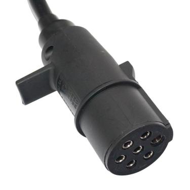 Imagem de Chicote Elétrico Cavalo Carreta 7 Fios 4,5 Metros Espiral Completo Com 2 Tomadas Móvel - PRADOLUX - IL7005