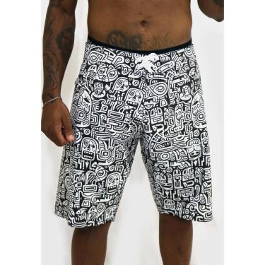 Imagem de Bermuda Surf Alkary Doida Preta-Masculino