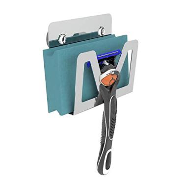 Imagem de Fassin Shop, Suporte Para Lamina Barbear Porta Gilete Ventosa Inox F.ELG