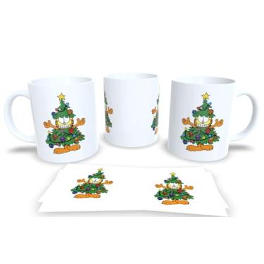 Imagem de Canecas de Porcelana Branca Personalizadas Arvore de Natal 5 (Mod.94)