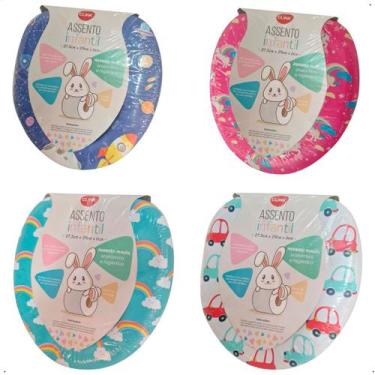 Imagem de Assento Sanitário Infantil Várias Estampas Adaptador Acolcho - Clink