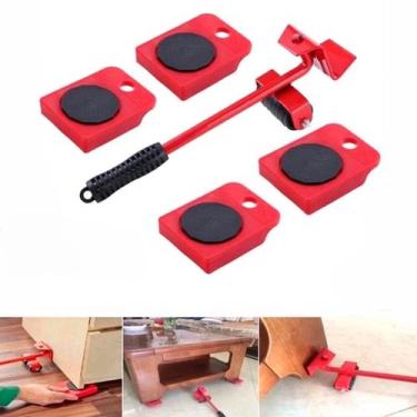 Imagem de Base com Rodas para Transporte de Móveis Pesados Geladeira - LAURUS