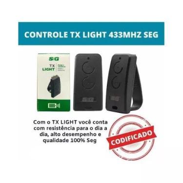 Imagem de Controle Remoto Para Portão Automático Seg Garen Ppa 433mhz - SEGGAREN
