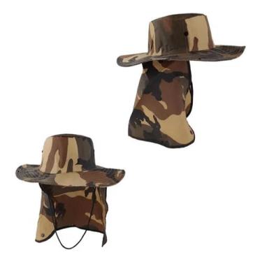Imagem de Chapéu Pesca Pescador Australiano Proteção Nuca Pescoço - Atacadão Têx