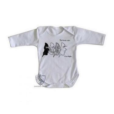 Imagem de body nenê criança roupa bebê manga longa Corpos Espiritual - Empório D