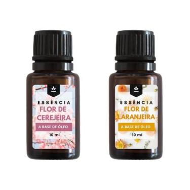 Imagem de Essência Flor de Cerejeira e Flor de Laranjeira 10ml - Kit 02 Unidades
