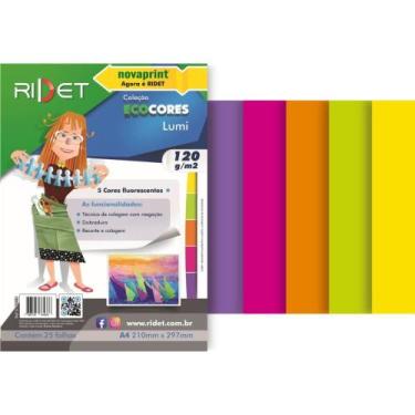 Imagem de Bloco para Educação Artística Lumi A4 5 Cores 120G 25 Folhas 21X29 Pac
