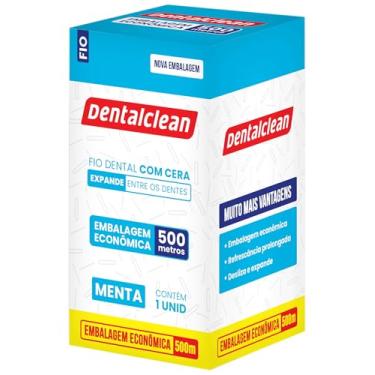 Imagem de Dentalclean Fio Dental Com Cera Expansive Sabor Menta, 500m