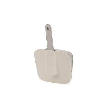 Imagem de Joseph Joseph CleanTech Conjunto de pá e escova para ambientes internos montados na parede com proteção contra poeira compacta, armazenamento limpo, vassoura portátil