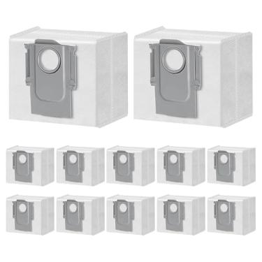 Imagem de Pacote com 12 sacos de pó para Roborock S8+, S8 Pro Ultra, S7 MaxV Ultra, S7 Max Ultra, S7 Pro Ultra, Q5+ Q5 Pro/Pro+, Q7 Max/Max+ Q8 Max/Max+ Robô Aspirador de Pó 3L de Grande Capacidade