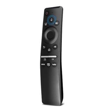 Imagem de ECONTROLLY Controle remoto por voz BN59-01312A compatível com Smart TVs curvas Samsung 4K 8K Crystal UHD LED QLED HDR Q60 Q70 Q80 Q90 8 Series 9 Series TU8000 AU8000 CU7000 CU8000 CU8000 Samsung TV