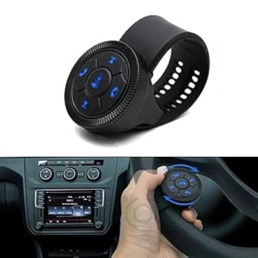 Imagem de Botão de controle de direção do carro DVD sem fio universal Android GPS navegação volante do carro botão de controle remoto (05)