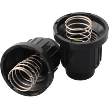 Imagem de Pacote com 3 tampas de ignição de bateria AAA pretas com botão de pressão para ignição com mola para aquecedor de propano Blackstone churrasqueira grelha a gás churrasqueira gerador de faísca,