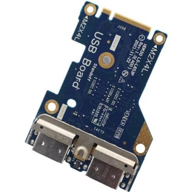 Imagem de Deal4GO Placa auxiliar de entrada USB IO 42C4H 042C4H LS-L653P Substituição para Dell G15 5520 G15 5521 G16 7620