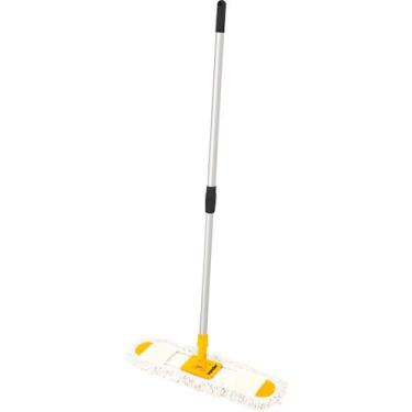 Imagem de Rodo de Algodão Plano RAV 600 Tira Pó Esfregão Mop Absorvente Cabo Ext