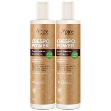 Imagem de Kit 2 Condicionador Crespo Power Apice Hidratação Cabelo Profissional 