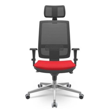 Imagem de Cadeira Brizza Presidente Tela Vermelho