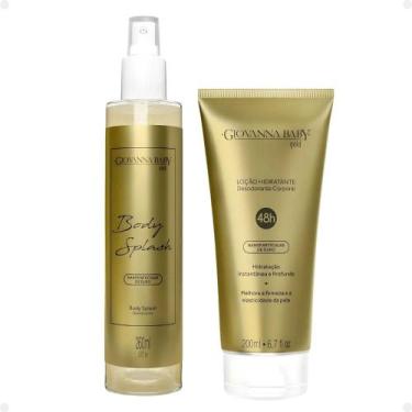 Imagem de Kit Giovanna Baby Gold: 1 Body Splash e 1 Loção Hidratante