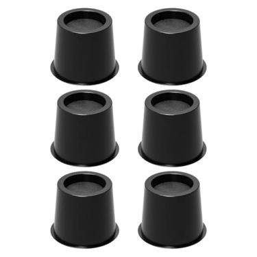 Imagem de ＫＬＫＣＭＳ Risers de cama, móveis pesados, para plataforma, estrutura de cama, elevadores pequenos, 3 polegadas, redondo, para sofá, armário, cadeira, mesa, 6 Peças