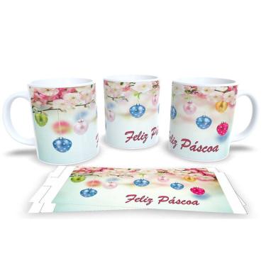Imagem de Canecas de Porcelana Personalizada Páscoa Presentes Criativos e Cheios de Carinho