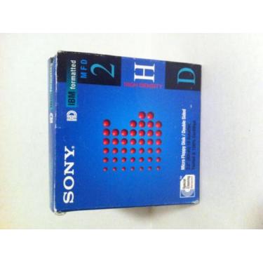 Imagem de Disquete Sony 1,44 MB - Pacote com 10 Unidades (Formatado pela IBM)