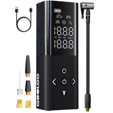 Imagem de Compressor de Ar Portátil GOOLOO AP150 - 150PSI - Inflador de Pneus