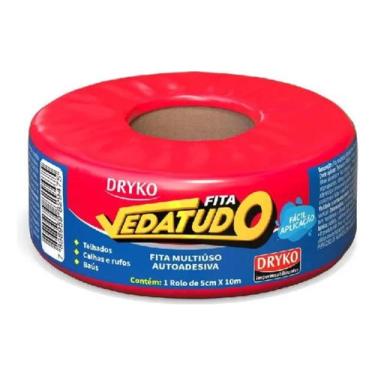 Imagem de Fita Autoadesiva Asfáltica Vedatudo 05cm X 10 Metros Dryko - MARCA CON