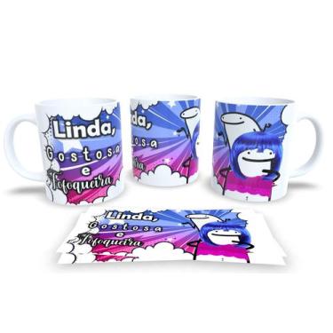 Imagem de Caneca de Porcelana Personalizada Flork Frases Engraçadas, Divertidas 
